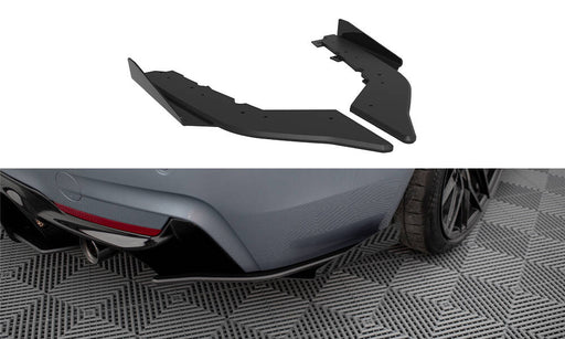 Maxton Design Street Pro Rear Side Splitters + Flaps BMW 435i Coupe M-Pack F32