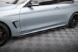 Maxton Design Street Pro Side Skirts Diffusers + Flaps BMW 4 Coupe / Gran Coupe / Cabrio M-Pack F32 / F36 / F33