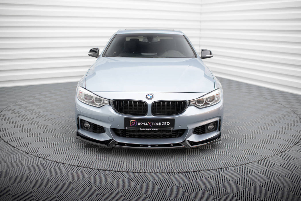 Maxton Design Front Splitter V.4 BMW 4 Coupe / Gran Coupe / Cabrio M-Pack F32 / F36 / F33