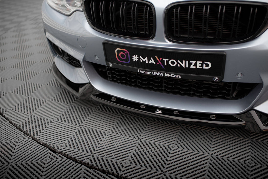 Maxton Design Front Splitter V.4 BMW 4 Coupe / Gran Coupe / Cabrio M-Pack F32 / F36 / F33