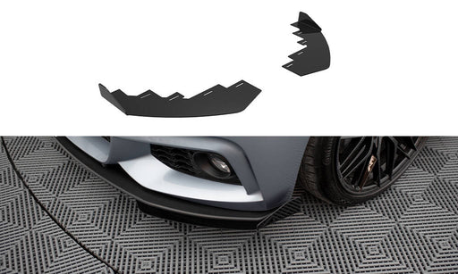 Maxton Design Front Flaps BMW 4 Coupe / Gran Coupe / Cabrio M-Pack F32 / F36 / F33