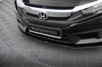 Maxton Design Street Pro Front Splitter Honda Civic Mk10