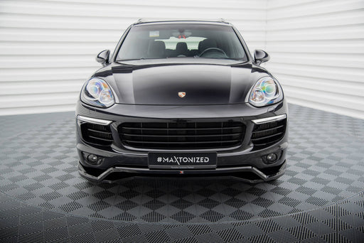 Maxton Design Front Splitter Porsche Cayenne Mk2 Facelift