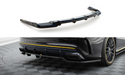 Maxton Design Rear Splitter (with vertical bars) Mercedes-AMG CLA 45 C117 Facelift