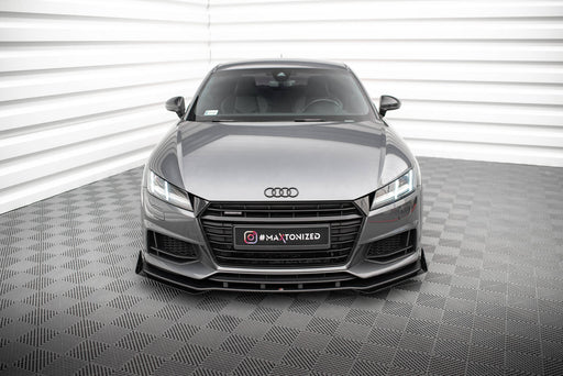 Maxton Design Street Pro Front Splitter + Flaps Audi TT S / S-Line 8S