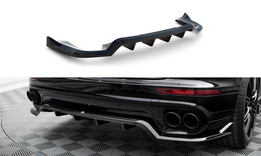 Maxton Design Rear Splitter (with vertical bars) Porsche Cayenne Mk2 Facelift