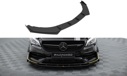 Maxton Design Street Pro Front Splitter + Flaps Mercedes-AMG CLA 45 Aero C117 Facelift