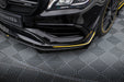 Maxton Design Street Pro Front Splitter + Flaps Mercedes-AMG CLA 45 Aero C117 Facelift