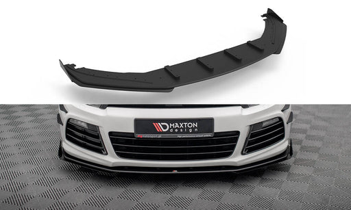 Maxton Design Street Pro Front Splitter + Flaps Volkswagen Scirocco R Mk3