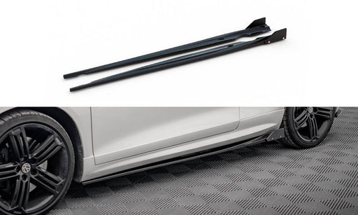 Maxton Design Side Skirts Diffusers V.2 + Flaps Volkswagen Scirocco R Mk3