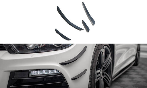 Maxton Design Front Bumper Wings (Canards) Volkswagen Scirocco R Mk3