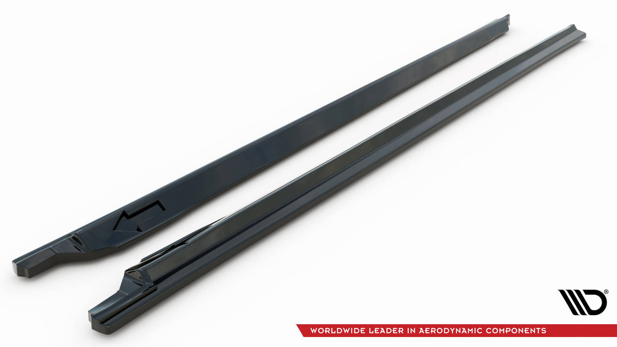 Maxton Design Side Skirts Diffusers V.2 Audi SQ7 / Q7 S-Line Mk2