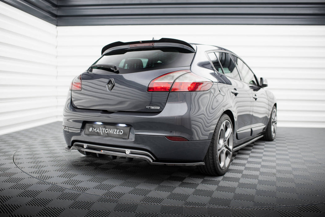 Maxton Design Rear Splitter (with vertical bars) Renault Megane GT MK3 Facelift