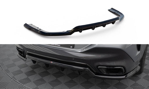 Maxton Design Rear Splitter (with vertical bars) V.1 BMW X6 M-Pack G06 Facelift