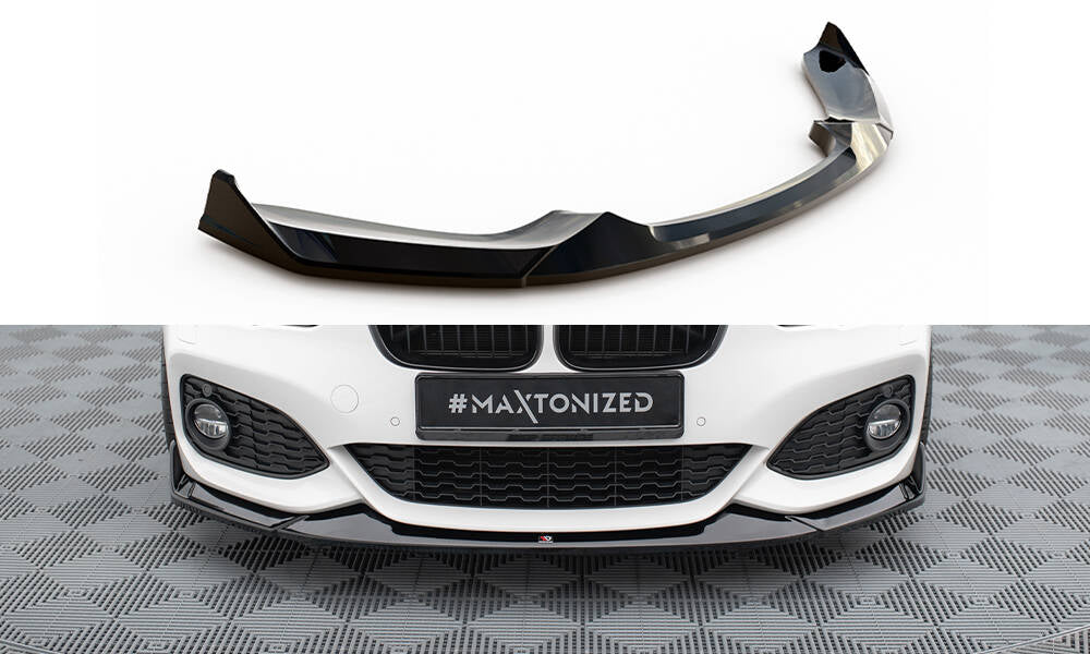 Maxton Design Front Splitter V.4 CSL Look BMW 1 M-Pack / M140i F20 Facelift