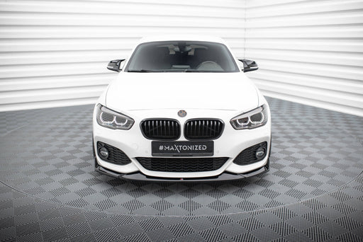 Maxton Design Front Splitter V.4 CSL Look BMW 1 M-Pack / M140i F20 Facelift