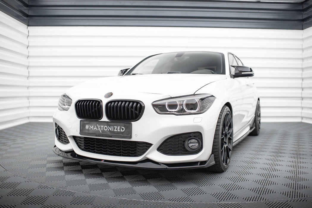 Maxton Design Front Splitter V.4 CSL Look BMW 1 M-Pack / M140i F20 Facelift