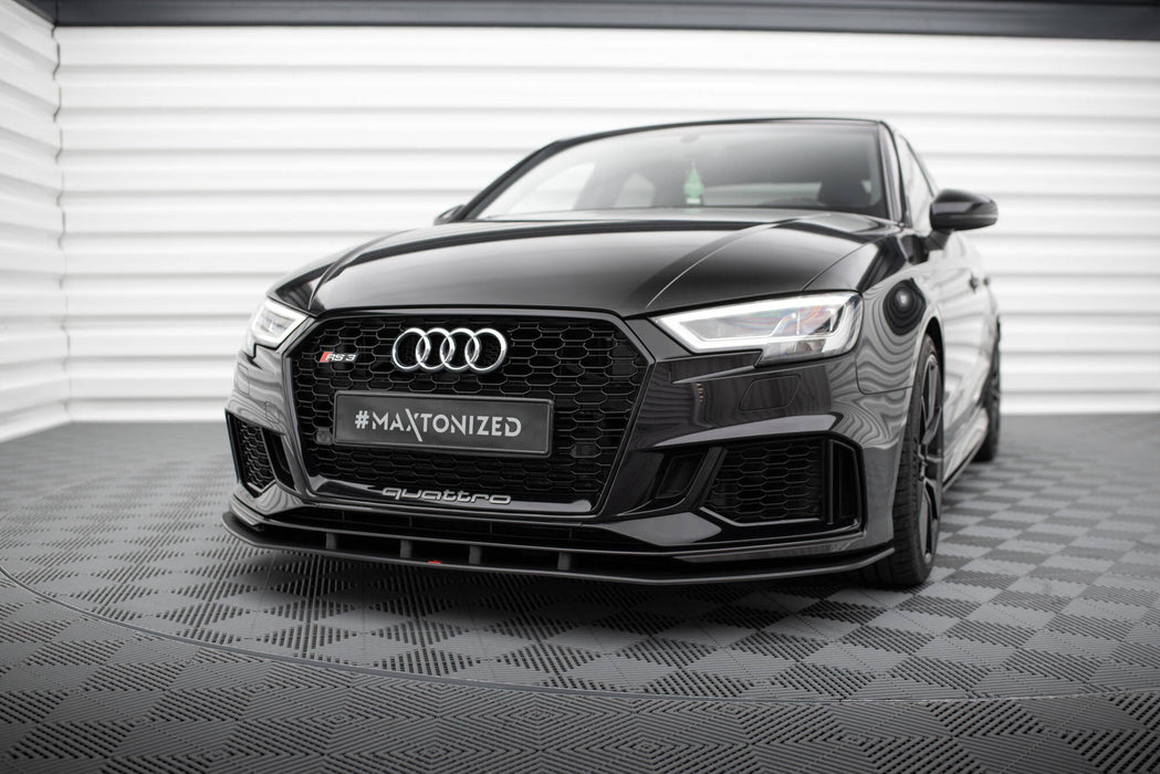 Maxton Design Street Pro Front Splitter Audi RS3 Sedan 8V Facelift