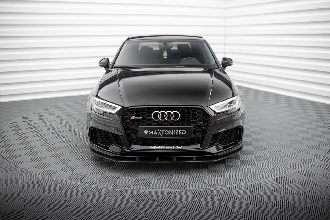 Maxton Design Street Pro Front Splitter Audi RS3 Sedan 8V Facelift