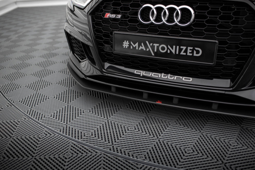 Maxton Design Street Pro Front Splitter Audi RS3 Sedan 8V Facelift