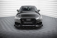 Maxton Design Street Pro Front Splitter V.1 + Flaps Audi RS3 Sedan 8V Facelift