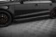 Maxton Design Street Pro Side Skirts Diffusers V.1 + Flaps Audi RS3 Sedan 8V Facelift