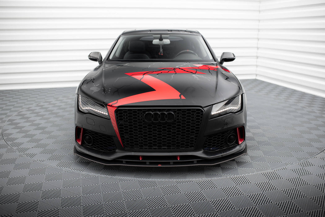 Maxton Design Street Pro Front Splitter Audi A7 RS7 Look C7