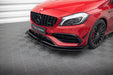 Maxton Design Street Pro Front Splitter + Flaps Mercedes-Benz A 45 AMG Aero W176 Facelift