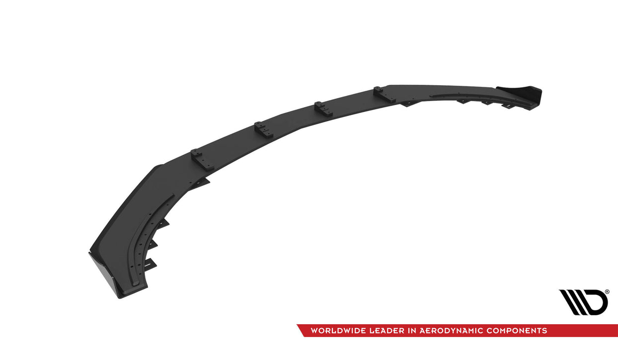 Maxton Design Street Pro Front Splitter + Flaps Mercedes-Benz A 45 AMG Aero W176 Facelift