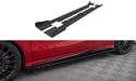 Maxton Design Street Pro Side Skirts Diffusers + Flaps Mercedes-Benz A 45 AMG W176 Facelift