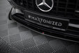 Maxton Design Street Pro Front Splitter + Flaps Mercedes-AMG A35 W177 Facelift