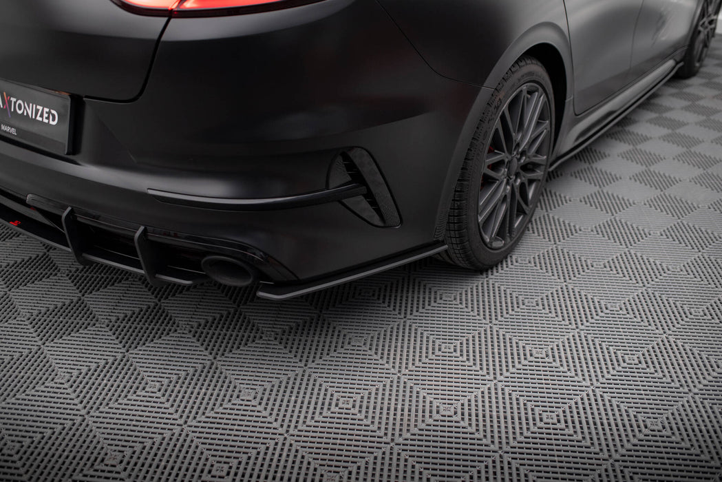 Maxton Design Street Pro Rear Side Splitters Kia Proceed GT Mk1 Facelift