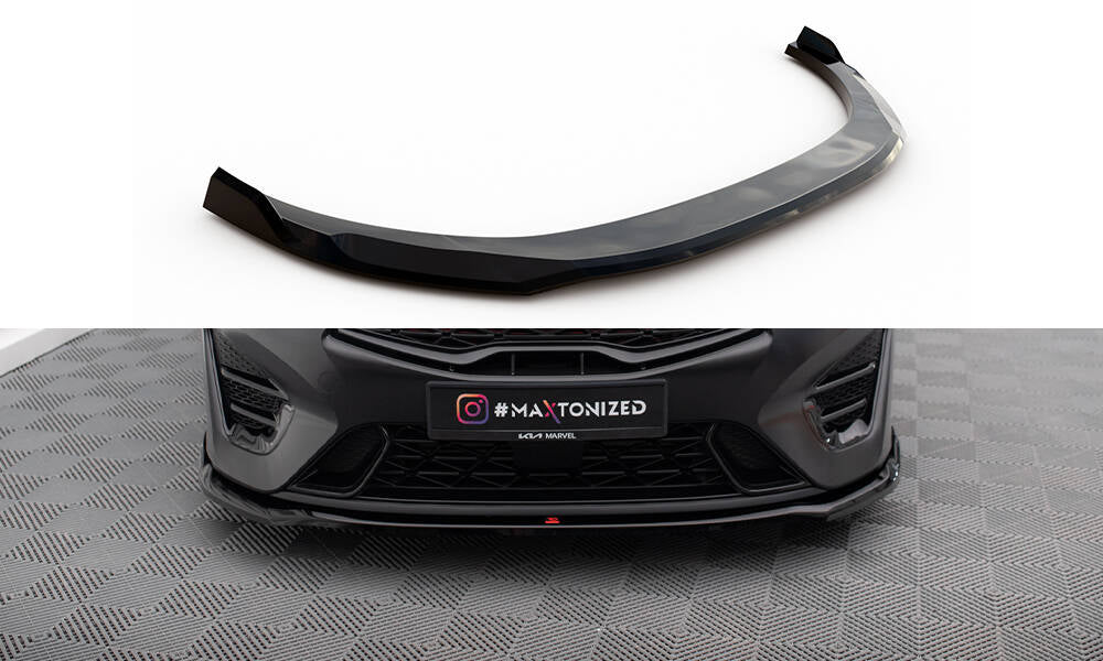 Maxton Design Front Splitter V.1 Kia Proceed GT Mk3 Facelift / Ceed GT Mk1 Facelift