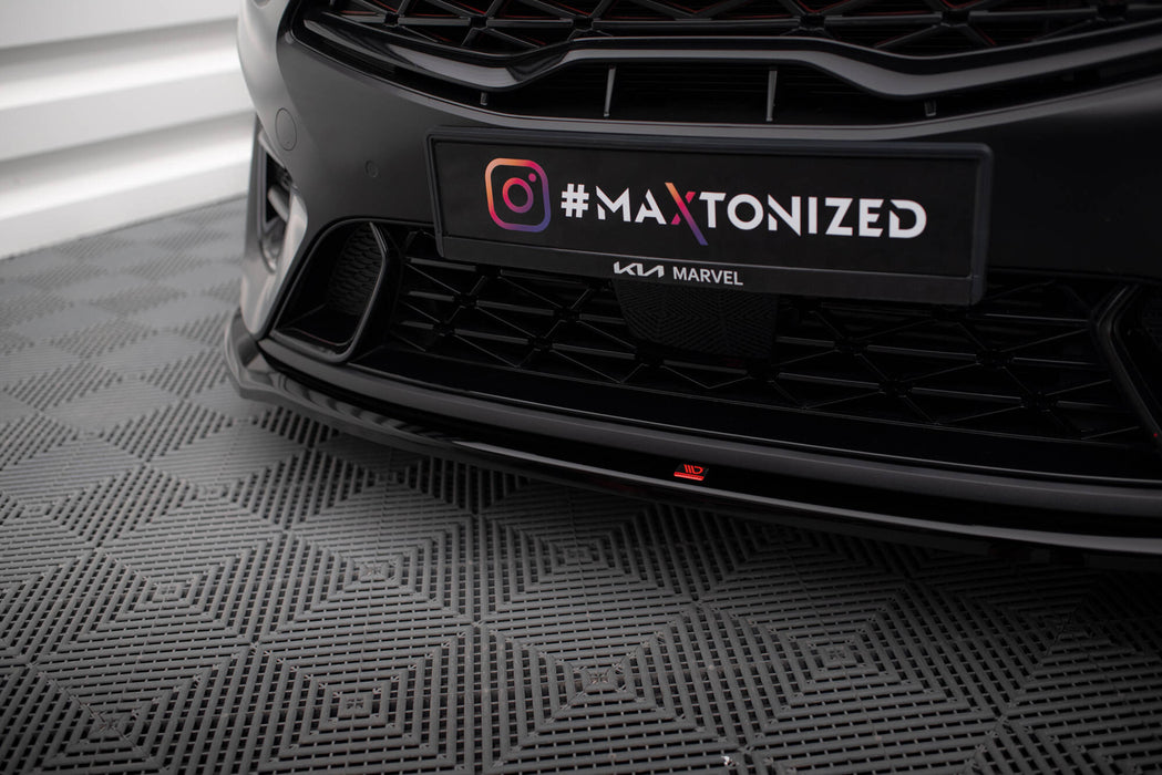 Maxton Design Front Splitter V.1 Kia Proceed GT Mk3 Facelift / Ceed GT Mk1 Facelift