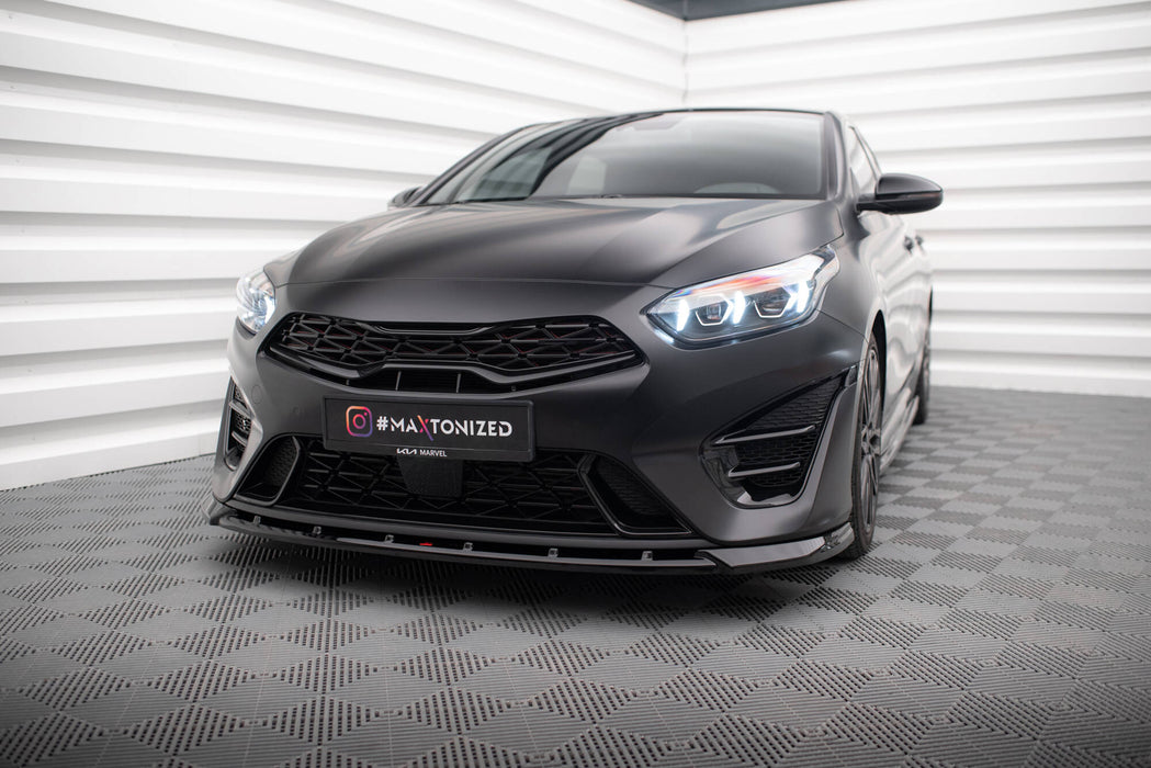 Maxton Design Front Splitter V.2 Kia Proceed GT Mk1 Facelift / Ceed GT Mk3 Facelift