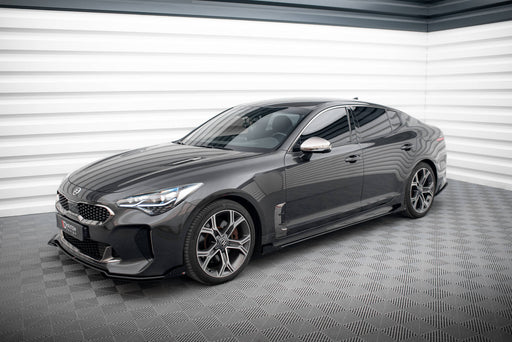 Maxton Design Street Pro Side Skirts Diffusers + Flaps Kia Stinger GT / GT-Line / Standard Mk1