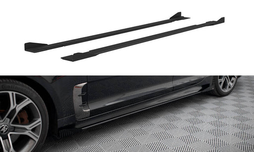 Maxton Design Street Pro Side Skirts Diffusers + Flaps Kia Stinger GT / GT-Line / Standard Mk1