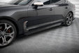 Maxton Design Street Pro Side Skirts Diffusers + Flaps Kia Stinger GT / GT-Line / Standard Mk1