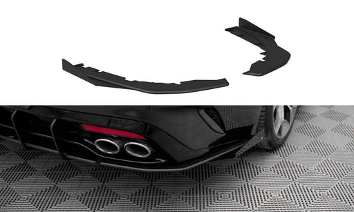 Maxton Design Street Pro Rear Side Splitters + Flaps Kia Stinger GT / GT-Line Mk1