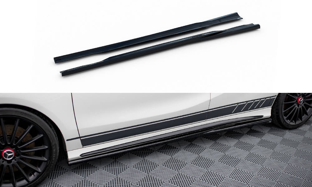 Maxton Design Side Skirts Diffusers Mercedes-Benz A45 AMG W176