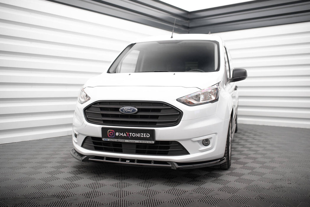 Maxton Design Front Splitter V.2 Ford Transit Connect Mk2 Facelift