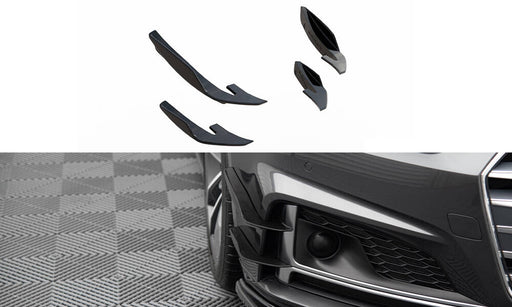 Maxton Design Front Bumper Wings (Canards) Audi S5 / A5 S-Line Coupe / Sportback F5