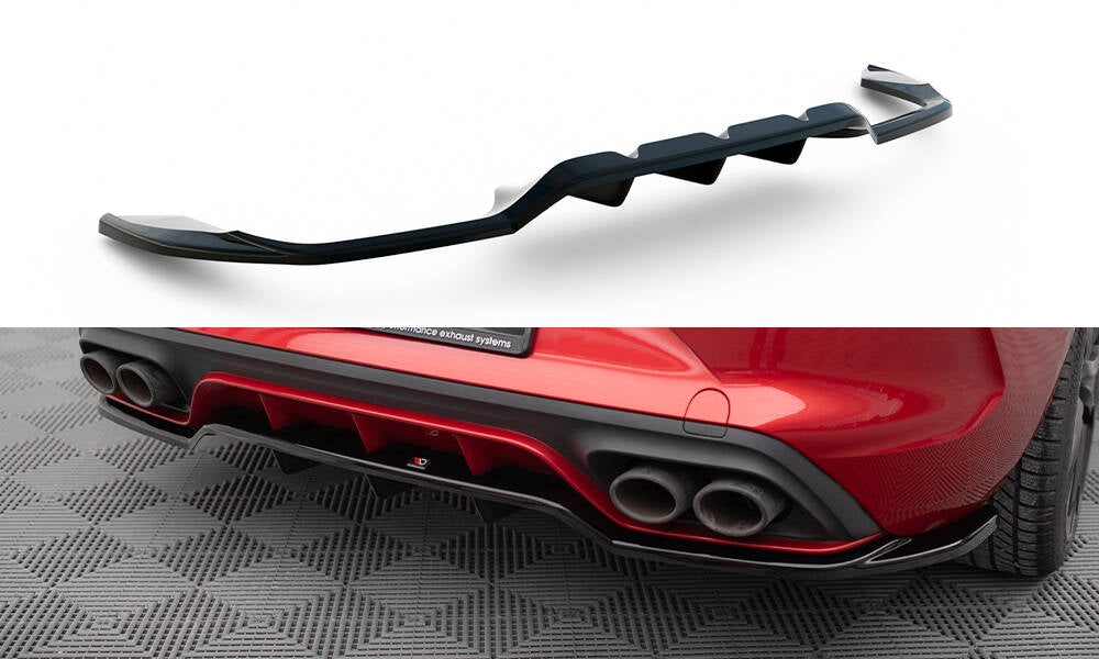 Maxton Design Rear Splitter (with vertical bars) Cupra Leon Hatchback Mk1