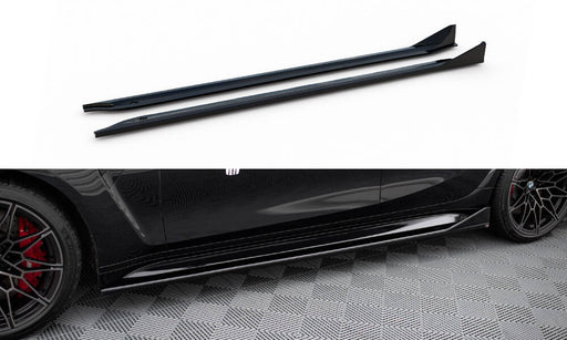 Maxton Design Side Skirts Diffusers V.3 CSL Look BMW M3 G80