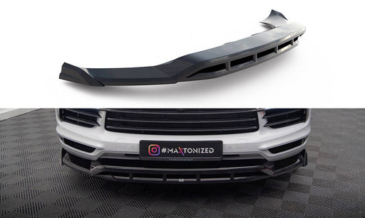 Maxton Design Front Splitter Porsche Cayenne Coupe Mk3