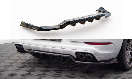 Maxton Design Rear Splitter (with vertical bars) Porsche Cayenne Coupe Mk3