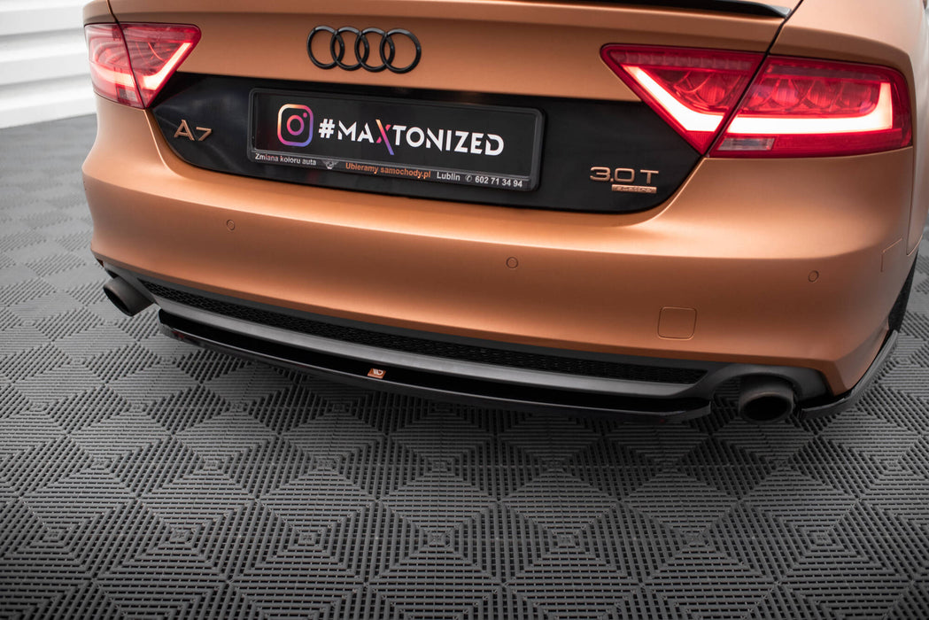 Maxton Design Rear Splitter for Audi A7 S-Line C7