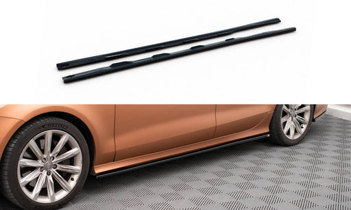 Maxton Design Side Skirts Diffusers V.2 Audi A7 S-Line C7