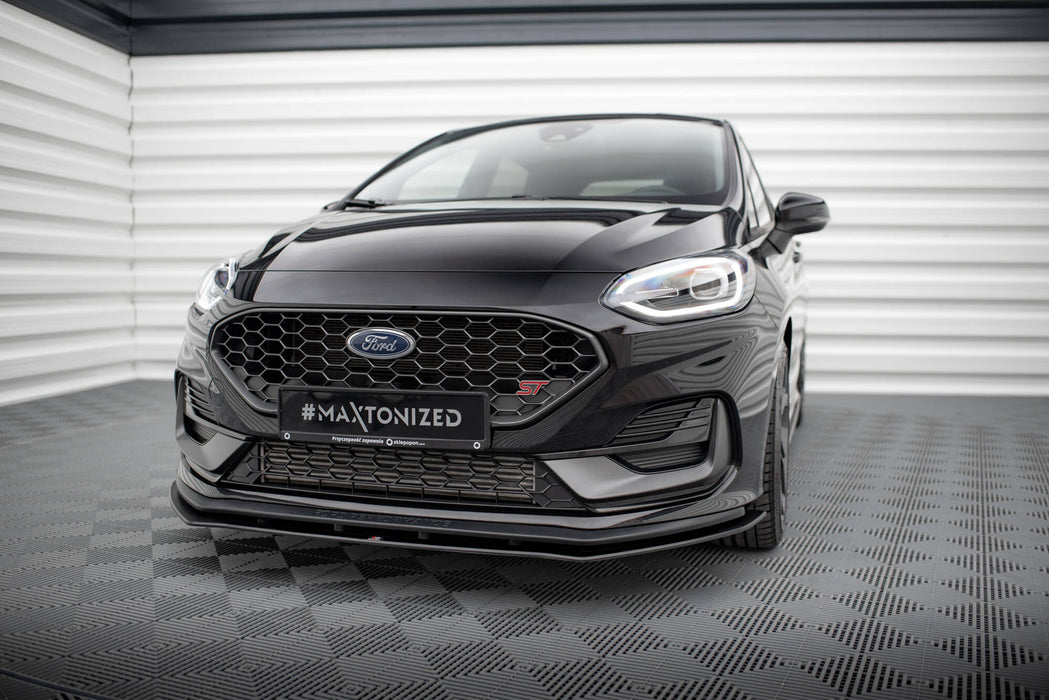 Maxton Design Street Pro Front Splitter Ford Fiesta ST Mk8 Facelift