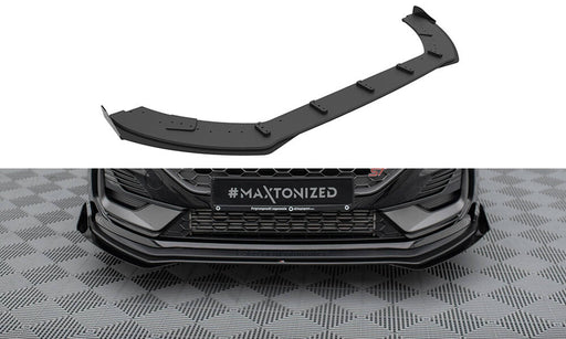 Maxton Design Street Pro Front Splitter + Flaps Ford Fiesta ST Mk8 Facelift